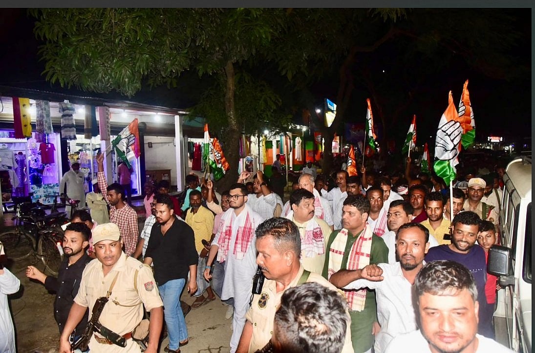 असम उपचुनाव: सामागुरी में कांग्रेस के विधायकों और NSUI प्रमुख के वाहनों में तोड़फोड़, बीजेपी के लोगों पर आरोप