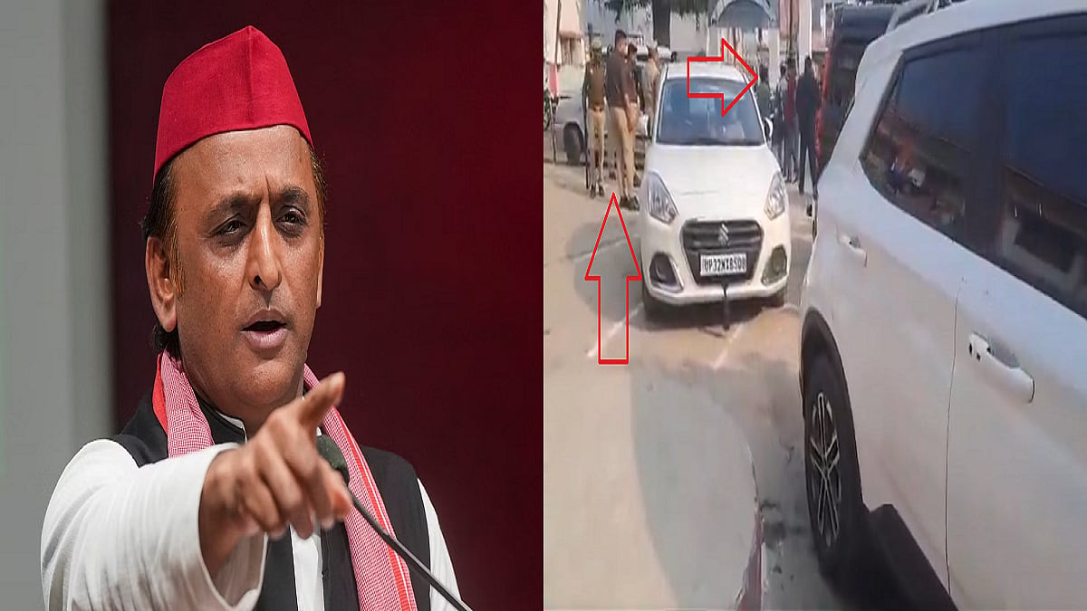 जिन्हें नहीं डालने दिया वोट, पीड़ा सुनाने वो आ रहे थे लखनऊ, पुलिस ने हिरासत में लिया, ताकि चुनावी घपला न खुल जाए: अखिलेश