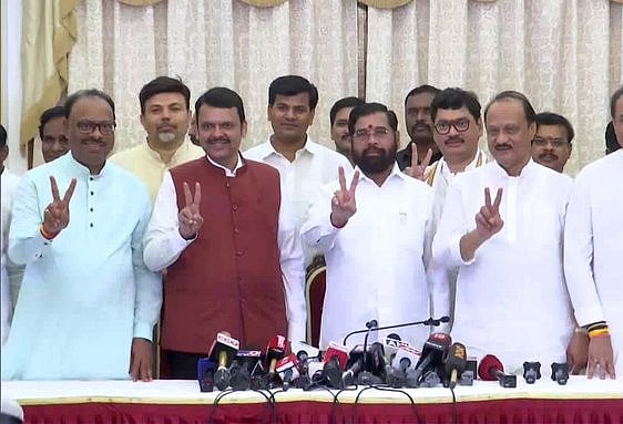 महाराष्ट्र: फडणवीस ने शिंदे-पवार के साथ सरकार बनाने का दावा किया पेश, कल शाम 5.30 बजे लेंगे शपथ 