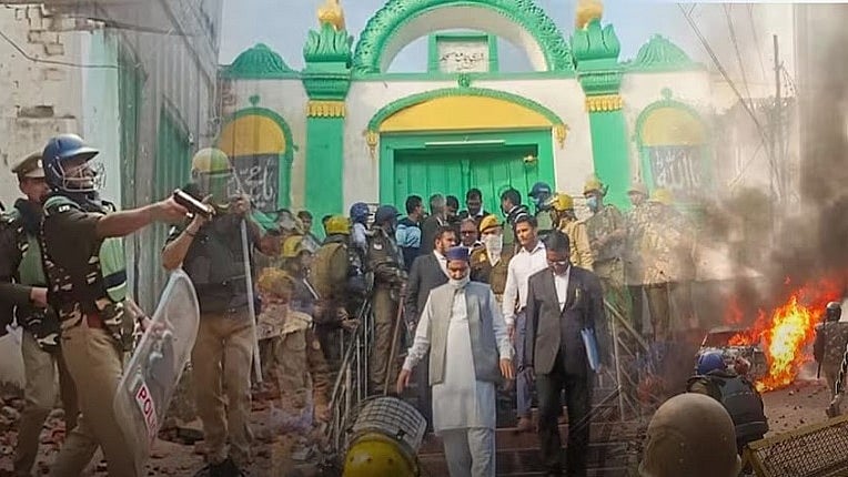 संभल में मस्जिद सर्वे विवाद के बाद से हालात लगातार तनावपूर्ण ही बने हुए हैं (फोटो - सोशल मीडिया से)