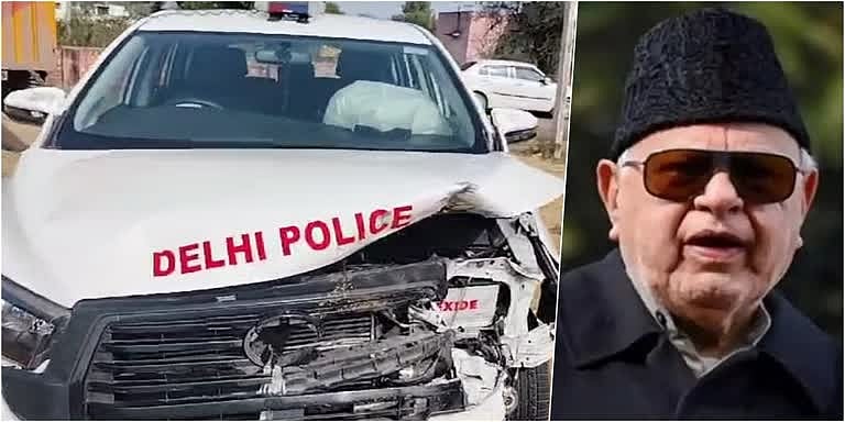 राजस्थान: फारूक अब्दुल्ला के काफिले की कार दुर्घटनाग्रस्त, दिल्ली पुलिस का हवलदार घायल