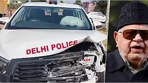 राजस्थान: फारूक अब्दुल्ला के काफिले की कार दुर्घटनाग्रस्त, दिल्ली पुलिस का हवलदार घायल