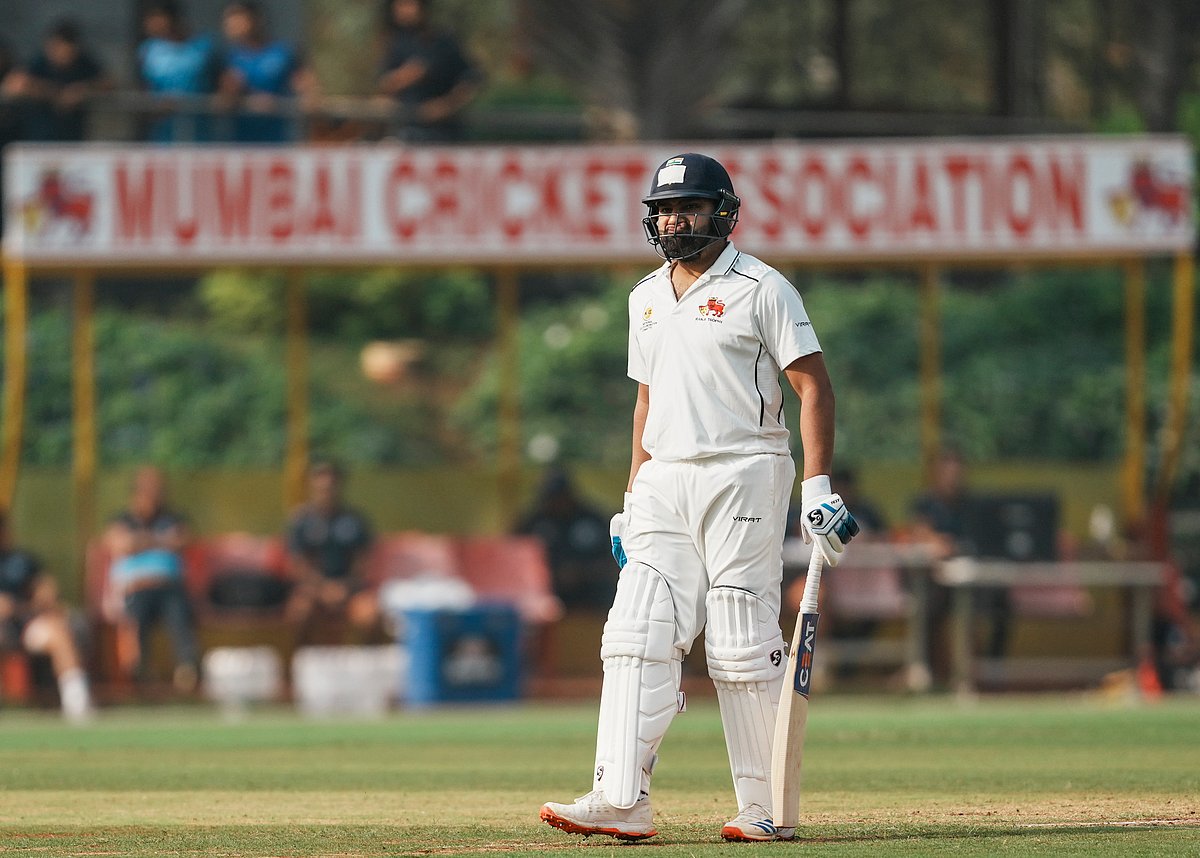 भारत की सलामी जोड़ी रोहित और जायसवाल की रणजी ट्रॉफी में निराशाजनक वापसी, सस्ते में हुए ऑउट