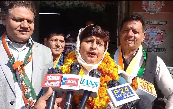 दिल्ली चुनाव: पुष्पा सिंह बोलीं- महरौली की जनता मेरे साथ, कांग्रेस जीतेगी इसका पूरा विश्वास