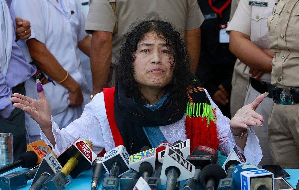 इरोम शर्मिला ने मणिपुर में राष्ट्रपति शासन पर उठाया सवाल, लोकतांत्रिक जवाबदेही से बचने का तरीका बताया