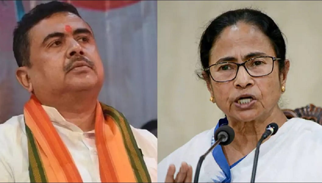 बंगाल विधानसभा में हंगामे के बाद शुभेंदु समेत चार बीजेपी विधायक सस्पेंड, ममता बनर्जी के बहिष्कार की दी धमकी 