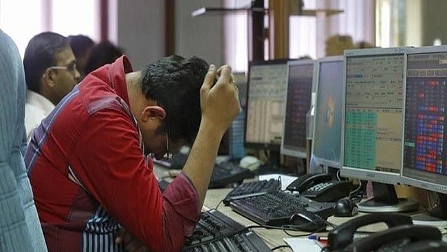 शेयर बाजार फिर धड़ाम 