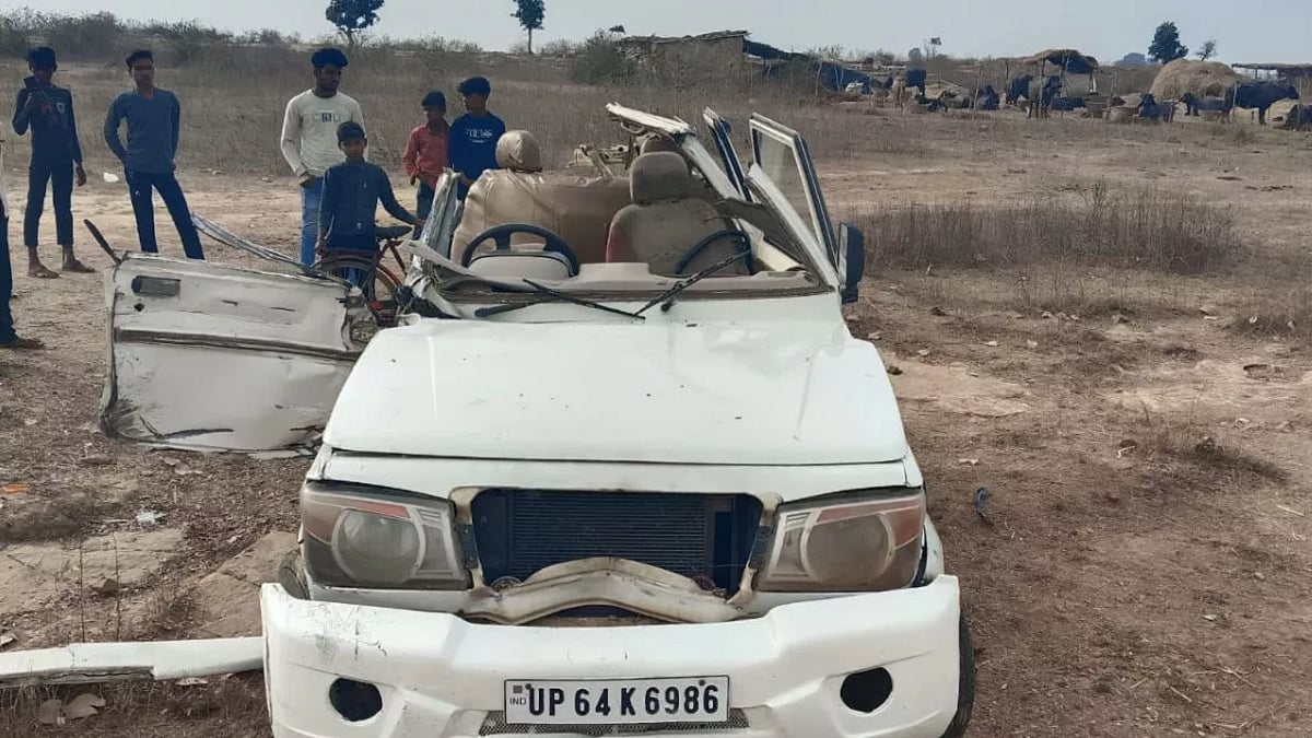 उत्तर प्रदेश के चंदौली में एसयूवी-ट्रक की भीषण टक्कर में 4 की मौत, 5 घायल
