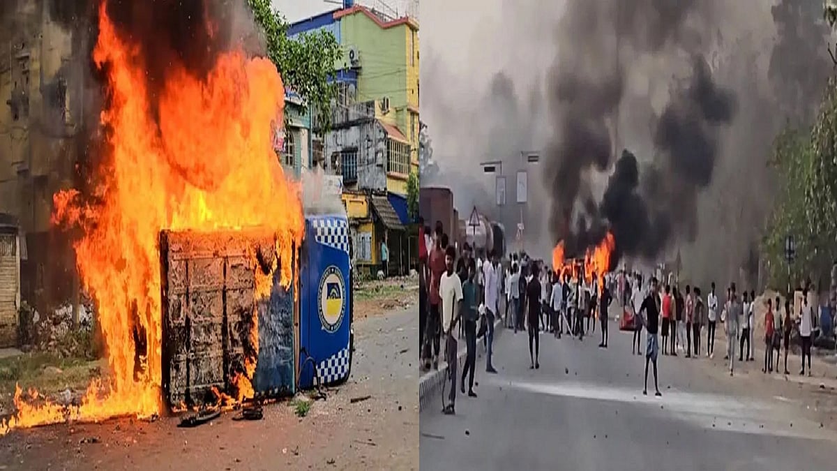 वक्फ कानून के खिलाफ बंगाल में हिंसक प्रदर्शन, मुर्शिदाबाद में पथराव, कई गाड़ियां फूंकीं, जानें अब कैसे हैं हालात
