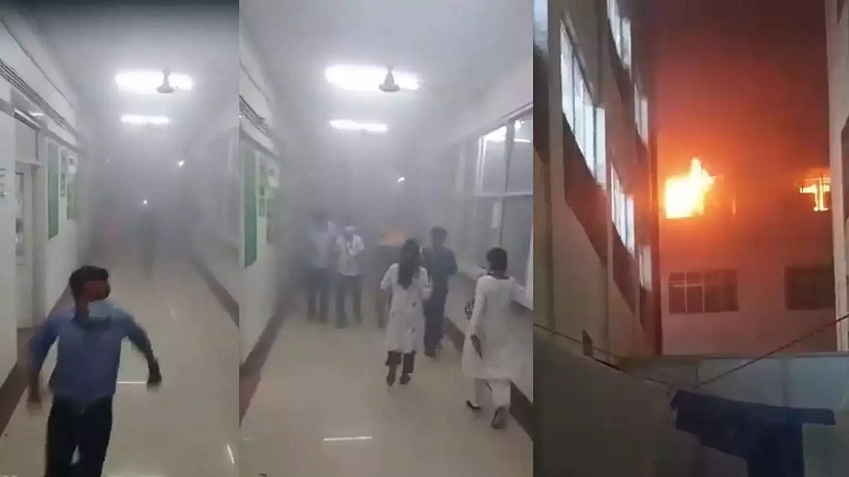 लखनऊ के लोकबंधु अस्पताल में आग लगने के बाद 250 मरीज सिविल अस्पताल समेत अन्य अस्पतालों में शिफ्ट, 1 की मौत, कुछ गंभीर