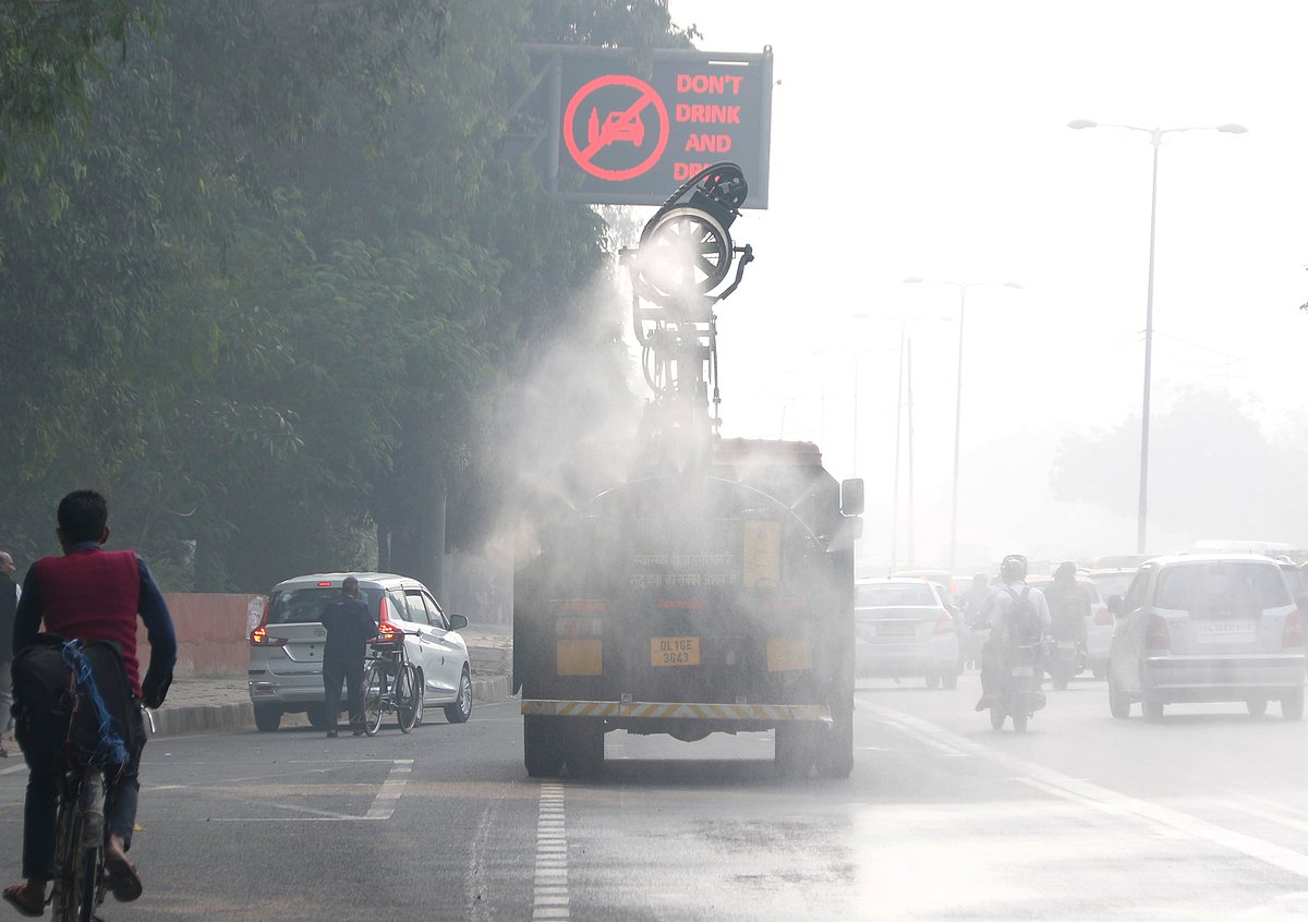 वायु प्रदूषण से राजधानी दिल्ली का बुरा हाल 