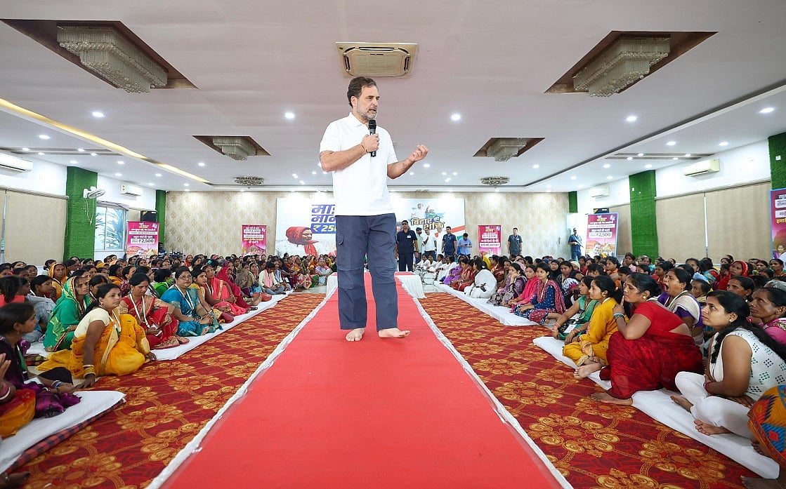 राहुल गांधी का बिहार की महिलाओं से वादा- ‘माई-बहिन मान योजना’ से हर महीने 2,500 रुपये देंगे