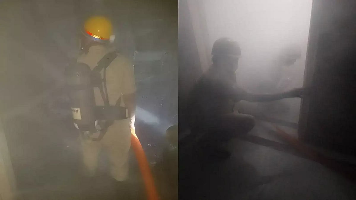 नोएडा के एक अस्पताल में लगी भीषण आग, रिकॉर्ड रूम जलकर राख