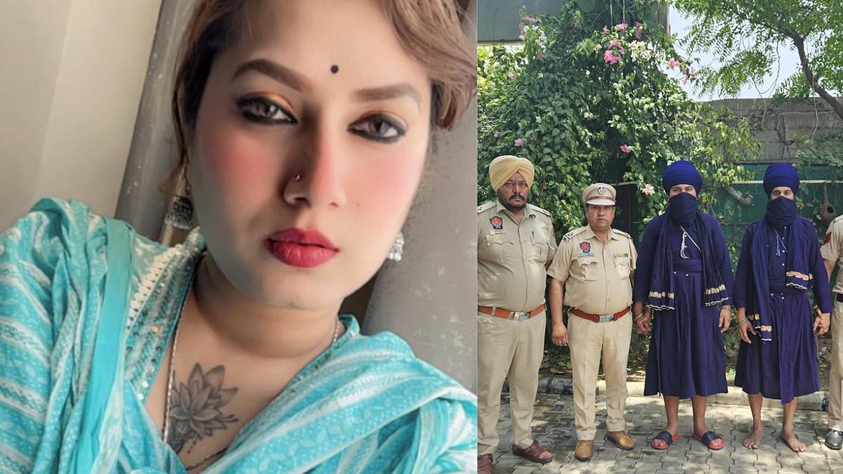 पंजाब के लुधियान में सोशल मीडिया पर सक्रिय रहने वाली कमल कौर (बाएं इनसेट में) की हत्या के आरोप में पकड़े गए कथित निहंग