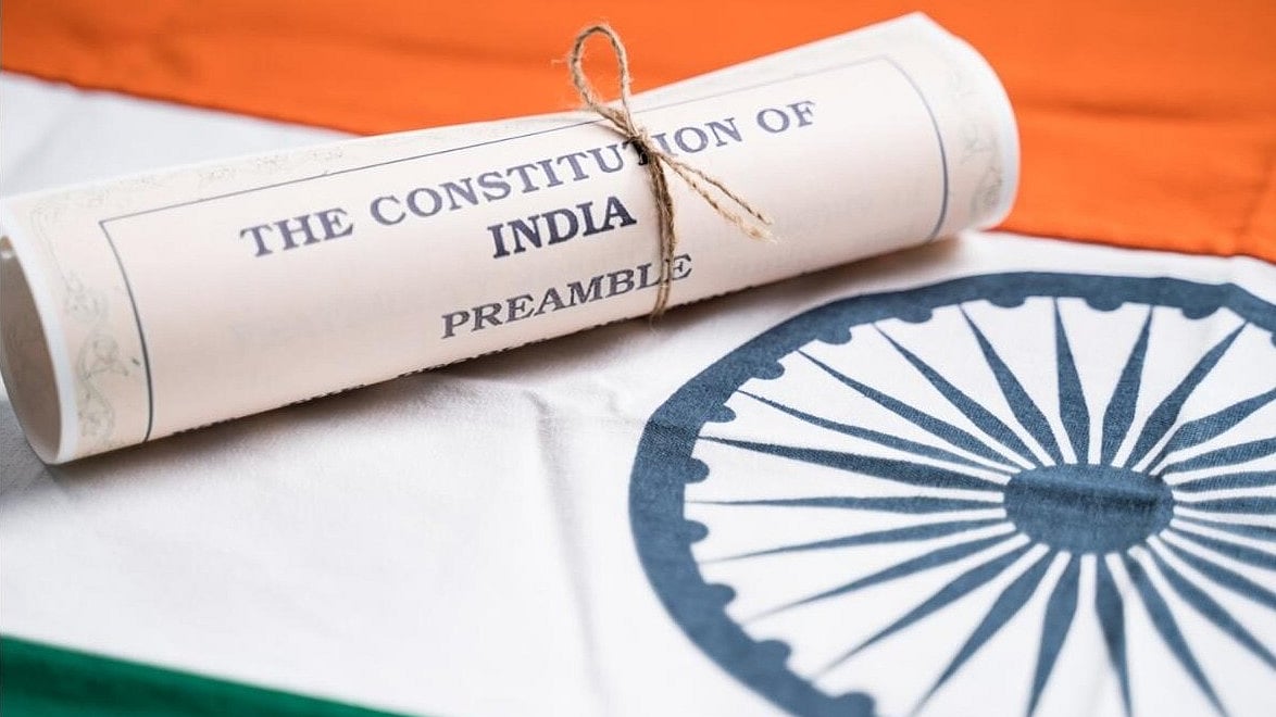 भारतीय संविधान की प्रस्तावना से सेक्युलर और सोशलिस्ट शब्द हटाने का विवाद हाल में तूल पकड़ गया है
