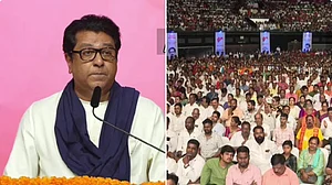 20 साल बाद एक साथ राज-उद्धव: मराठी एकता मंच से गरजे राज ठाकरे, कहा- हम शांत हैं, इसका मतलब यह नहीं...
