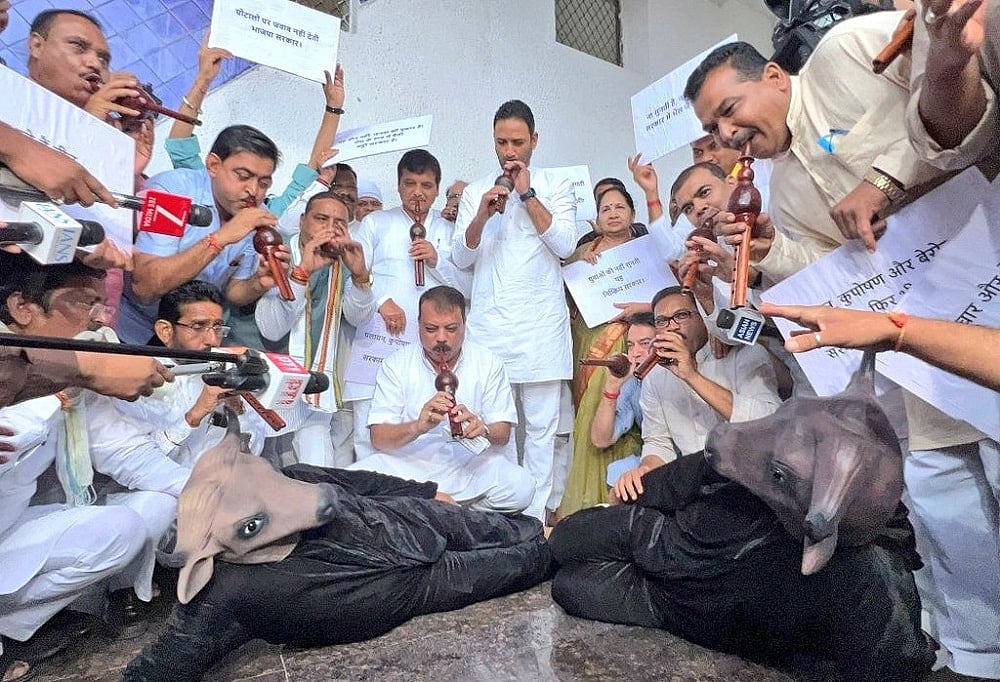 मध्य प्रदेश विधानसभा में कांग्रेस ने विजय शाह के इस्तीफे की मांग की, बीजेपी से हुई नोंकझोंक, भारी हंगामा