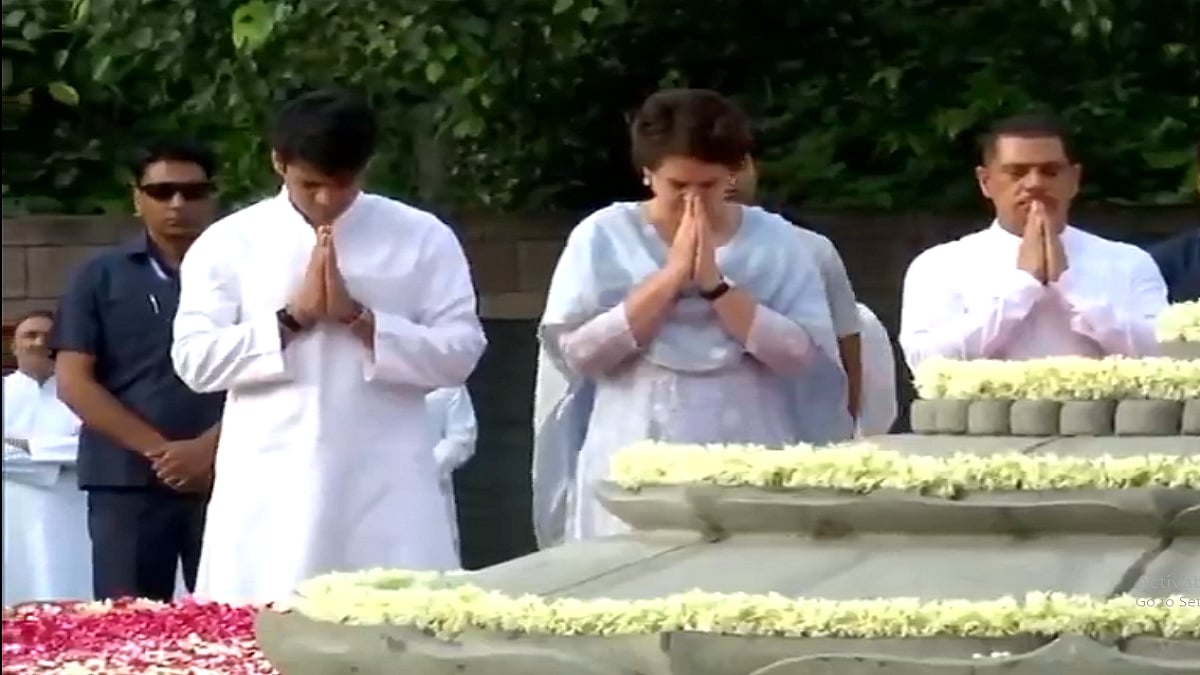 राजीव गांधी की जयंती: खड़गे और प्रियंका गांधी समेत कई नेता पहुंचे 'वीर भूमि', दी श्रद्धांजलि