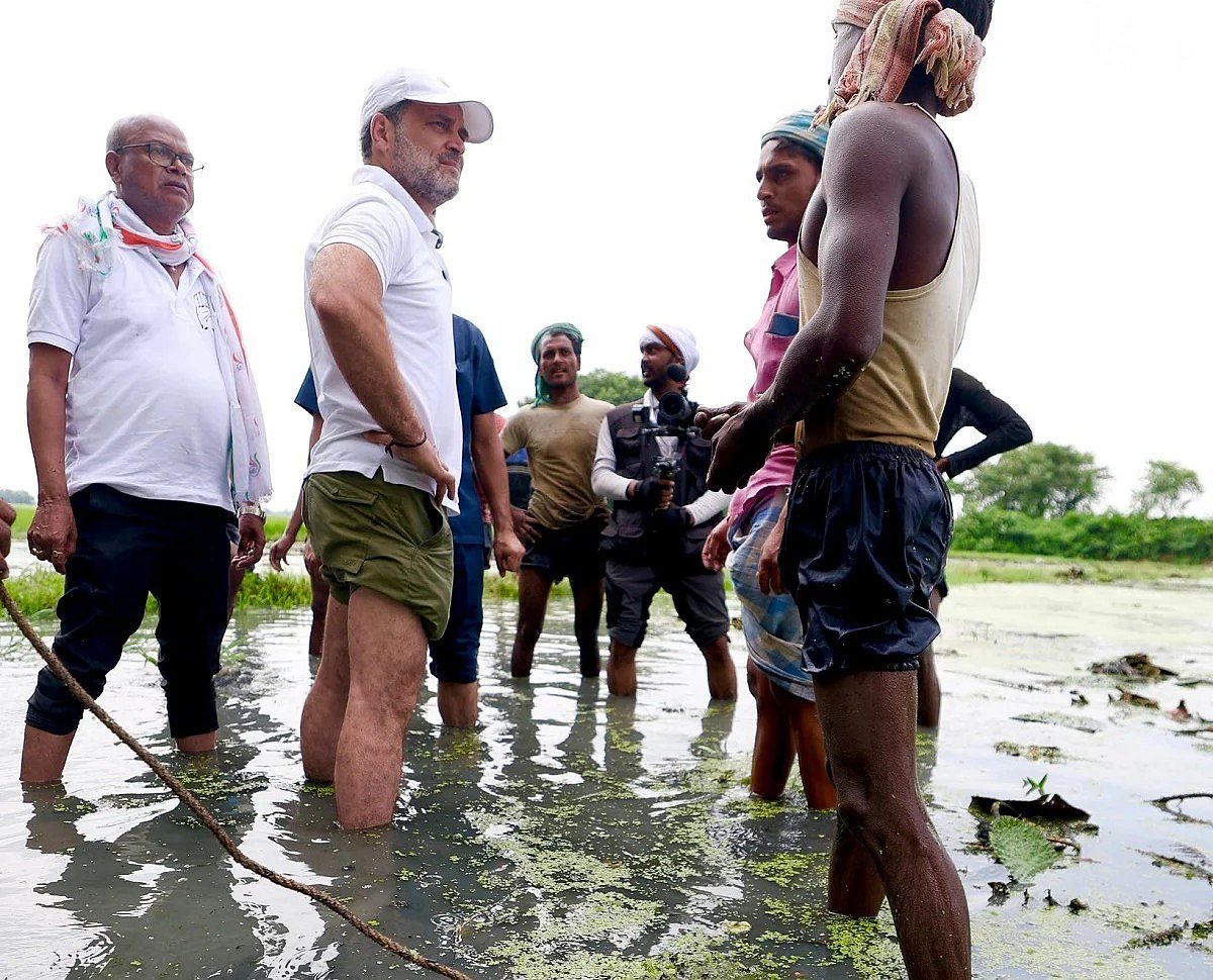राहुल गांधी ने जाना बिहार के मखाना किसानों का दर्द