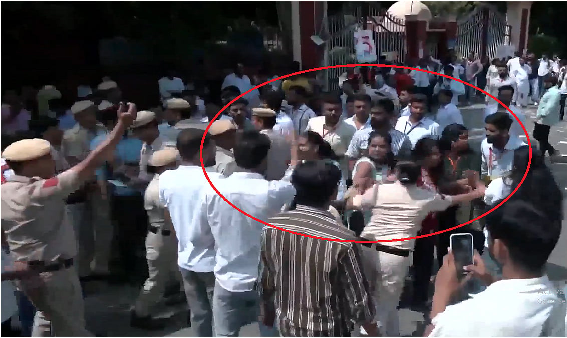 दिल्ली: DUSU चुनाव प्रचार के आखिरी दिन केएमसी में ABVP और NSUI के सदस्यों के बीच झड़प, देखें वीडियो