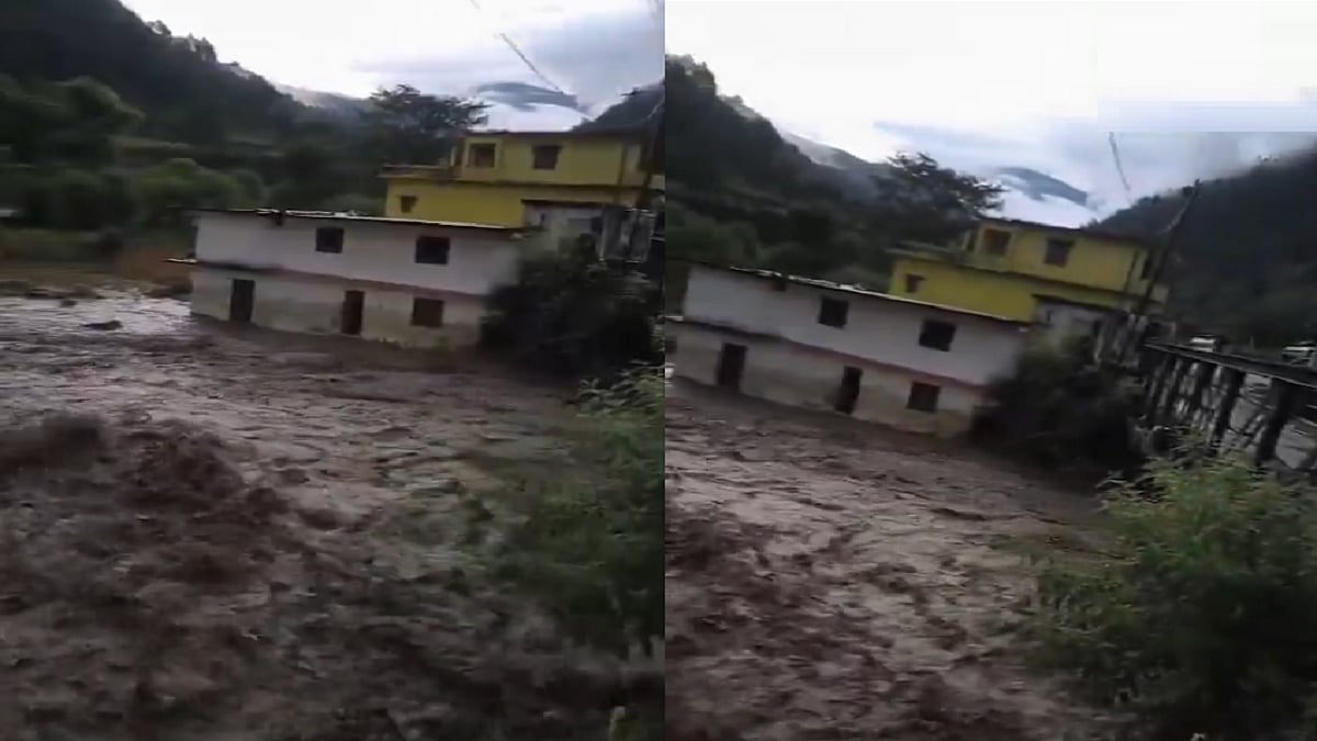 उत्तराखंड के चमोली में बादल फटने से भीषण तबाही, 7 लोग लापता, 6 घर तबाह, बचाव अभियान जारी