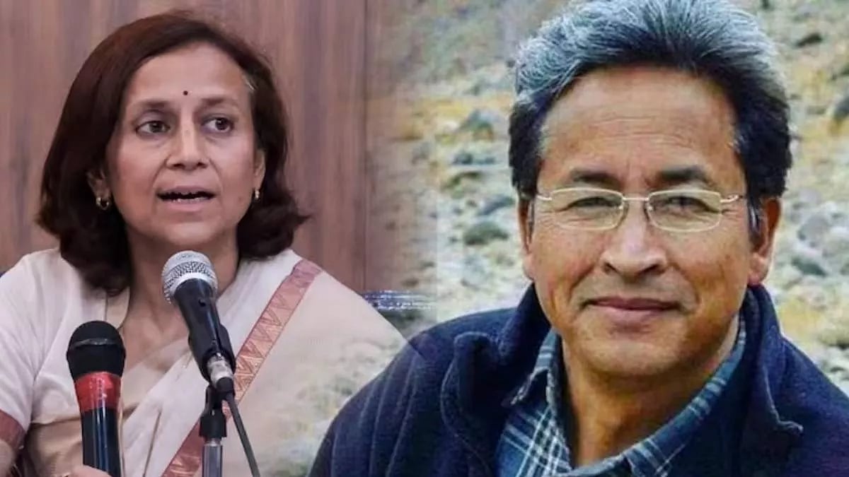 'मैं जहां भी जाती हूं खुफिया एजेंसी निगरानी कर रहे हैं', सोनम वांगचुक की पत्नी का सुप्रीम कोर्ट में हलफनामा