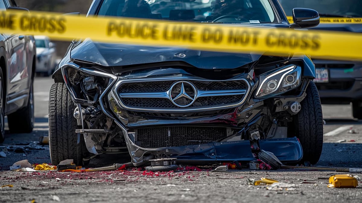 दिल्ली के वसंत कुंज में तेज रफ्तार Mercedes का कहर, फुटपाथ पर सो रहे 3 लोगों को कुचला, एक की मौत  