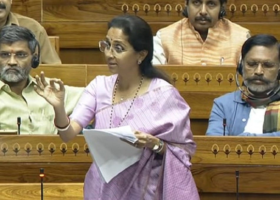 SIR पर चर्चाः लोकसभा में सुप्रिया सुले ने उठाए गंभीर सवाल, कहा- महाराष्ट्र में कोई चुनाव आयोग नहीं