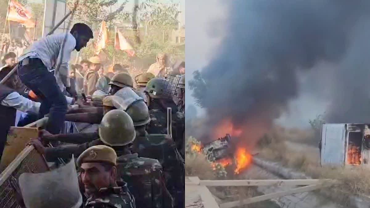 राजस्थान: हनुमानगढ़ जिले में एथेनॉल कारखाने के विरोध किसानों का उग्र प्रदर्शन, तनाव के बाद इंटरनेट सेवाएं बंद