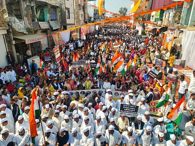 इंदौर पेयजल त्रासदी: सड़कों पर कांग्रेस की न्याय यात्रा, न्यायिक जांच की मांग, जिम्मेदार लोगों पर दर्ज हो FIR