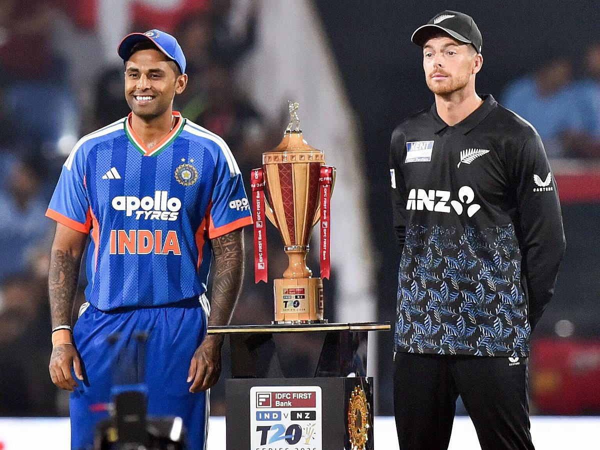 खेल: रायपुर T20 में भारत ने जीता टॉस, न्यूजीलैंड को बल्लेबाजी का न्योता और T20 विश्व कप से पहले कीवी टीम को बड़ा झटका