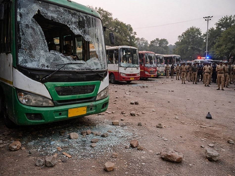 मध्य प्रदेशः उज्जैन में दो गुटों के बीच झड़प, भीड़ ने कई बसों में की आगजनी, दुकानों में तोड़फोड़ और पथराव