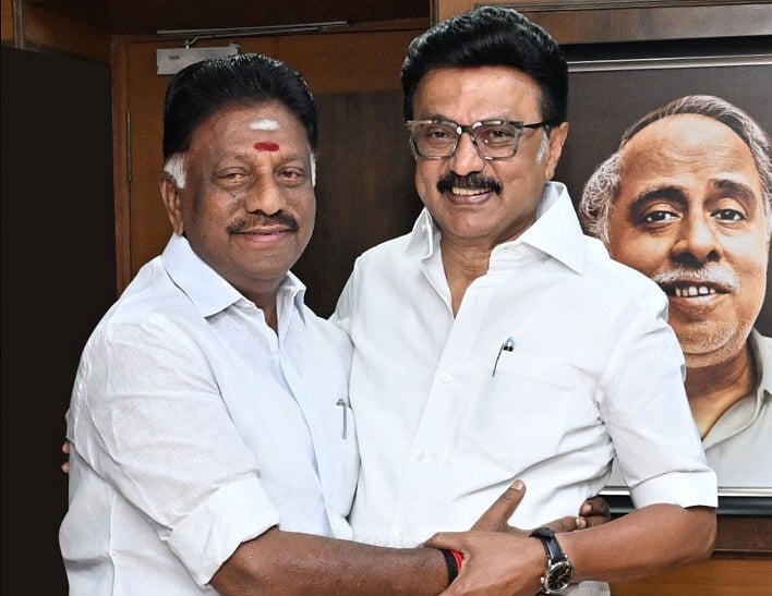 तमिलनाडु के पूर्व मुख्यमंत्री पन्नीरसेल्वम DMK में शामिल, सीएम स्टालिन ने किया स्वागत
