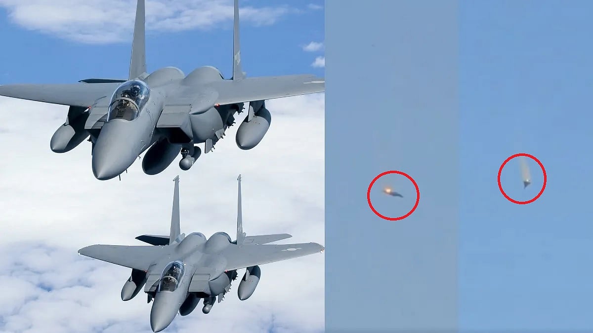 VIDEO: कुवैत में अमेरिका का F-15 क्रैश, पायलट ने इजेक्ट कर बचाई जान 