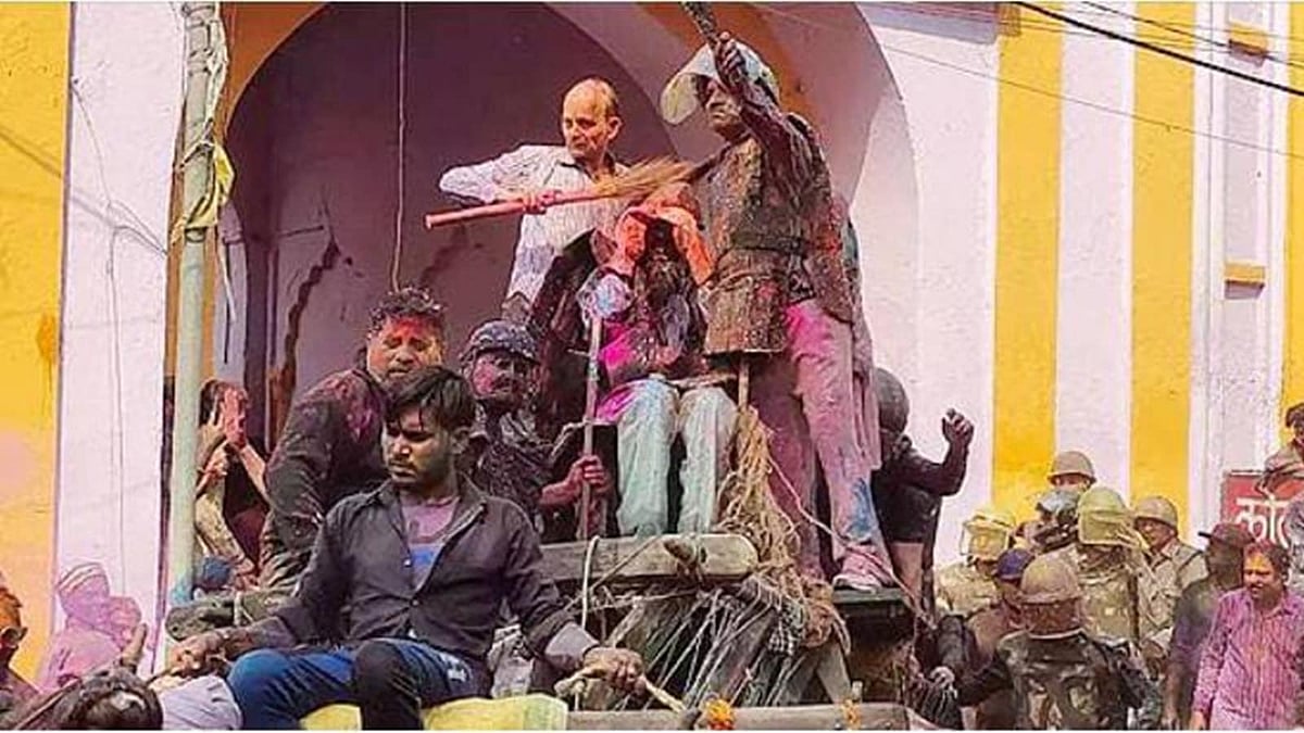 उत्तर प्रदेश: शाहजहांपुर में सैकड़ों को नजरबंद कर 'शांतिपूर्ण तरीके' से निकला 'लाट साहब' का जुलूस