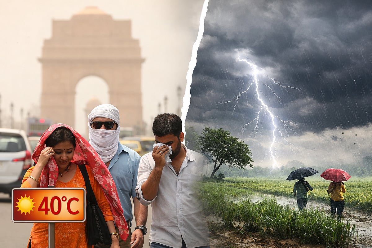 मौसम अपडेट: दिल्ली-यूपी, राजस्थान-गुजरात समेत कई राज्यों में बदला मिजाज, कहीं आंधी-बारिश तो कहीं लू का कहर