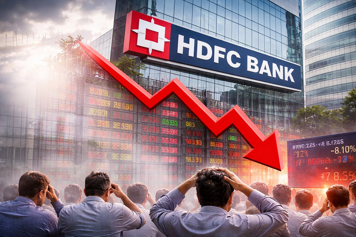 HDFC बैंक को बड़ा झटका, चेयरमैन अतनु चक्रवर्ती का इस्तीफा, शेयर 8% तक टूटा