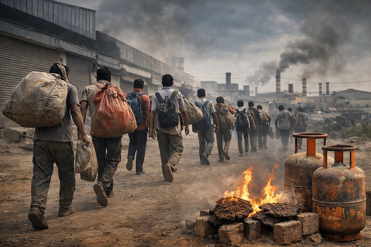 पश्चिम एशिया तनाव का असर, LPG किल्लत से सूरत बेहाल, रोजगार ठप, मजदूर गांव लौटने को मजबूर