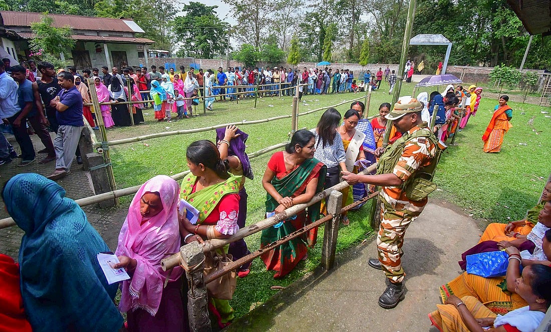 विधानसभा चुनाव: 3 बजे तक असम में करीब 76 प्रतिशत, पुडुचेरी में 72.40 और केरल में 62.71 फीसदी वोटिंग