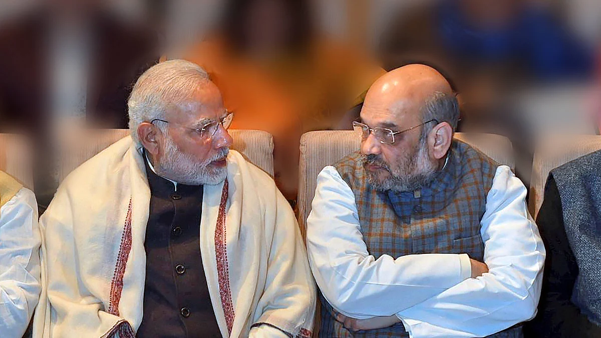 पीएम नरेंद्र मोदी और गृहमंत्री अमित शाह की फाइल फोटो
