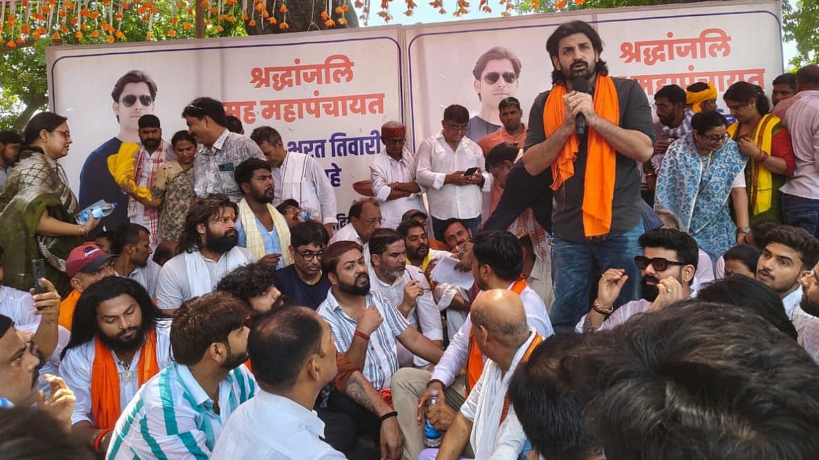 बिहारः भरत तिवारी एनकाउंटर मामले में भोजपुर में महापंचायत, प्रशांत किशोर ने दी आंदोलन की चेतावनी