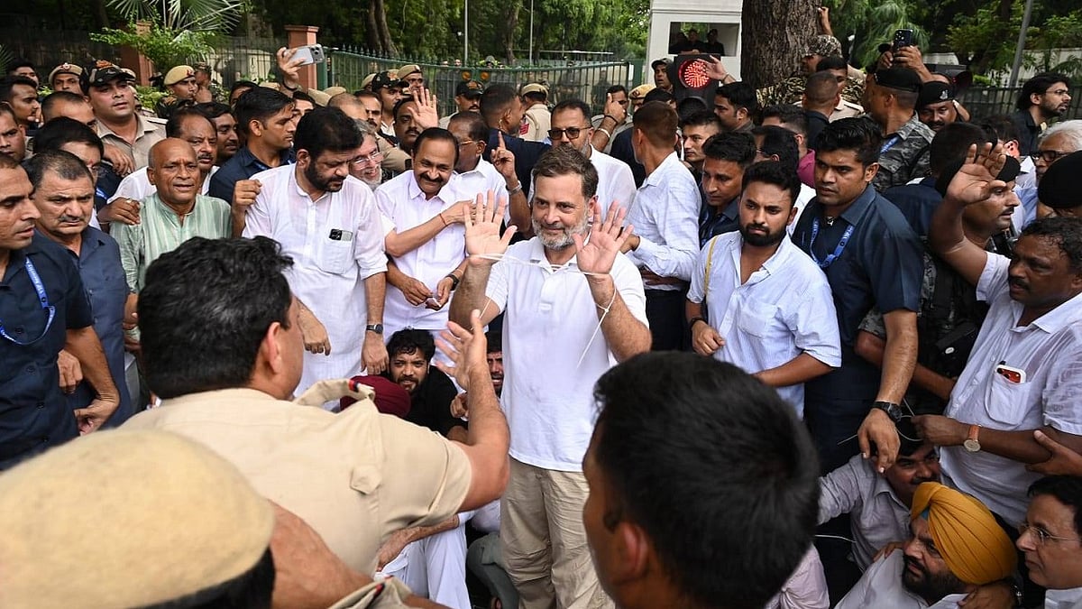 प्रधानमंत्री आवास के सामने हमारे धरने में शामिल हों- राहुल गांधी ने हर देशभक्त भारतीय के लिए जारी की अपील (फोटोः विपिन)