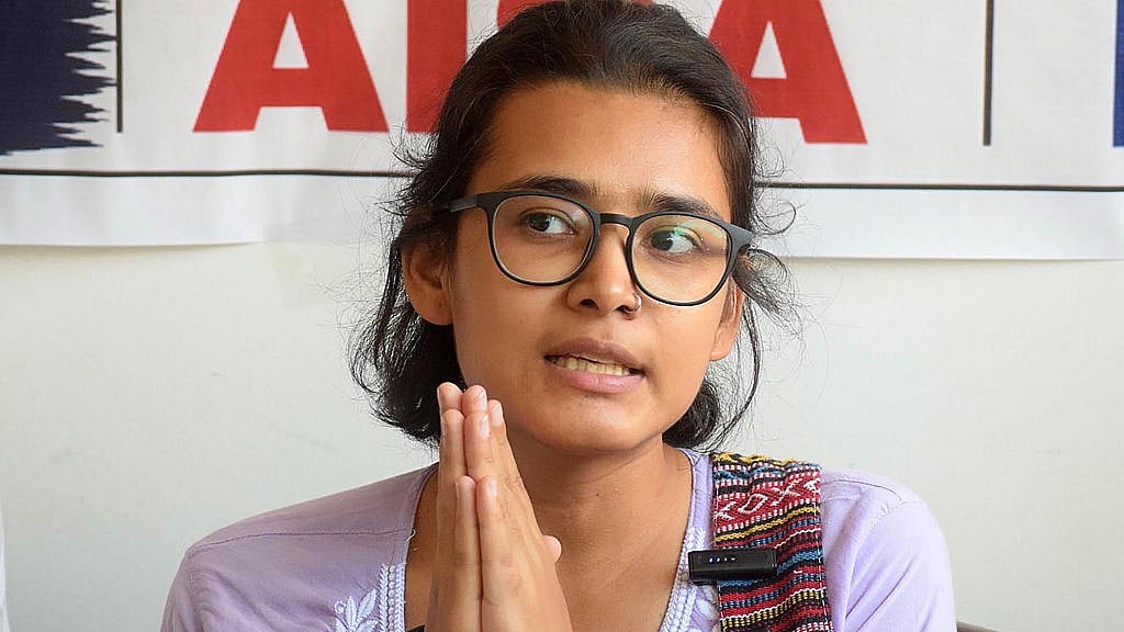 आइसा अध्यक्ष नेहा बोरा (Getty Images)