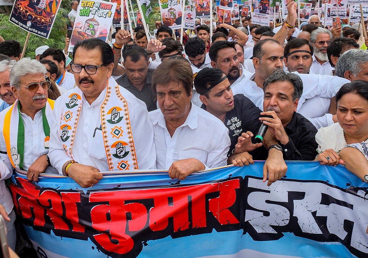 कांग्रेस का ज्ञानेश कुमार के खिलाफ देशभर में जोरदार प्रदर्शन, मणिपुर से दिल्ली तक गूंजा- इस्तीफा दो
