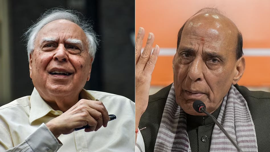 'जनता चाहती है रिजीम चेंज, आपके जाने का समय गया है', कपिल सिब्बल का राजनाथ सिंह पर पलटवार (फोटो: सोशल मीडिया)