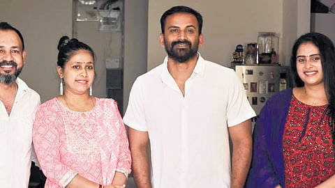Santhosh Kodenkeri, Pavana, Dhananjay and Geetha Bharathi Bhat.