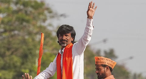 Shiv Sanghatana leader Manoj Jarange-Patil.