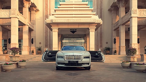 Ultra-luxury carmaker Rolls-Royce on Friday launched its first electric car, the Spectre, in India. 