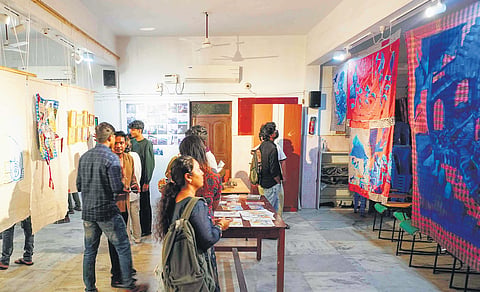  From animation, and posters, to sculptures, each work in Thiruvizha Chennai’s exhibition was across mediums, resisting easy definition. 