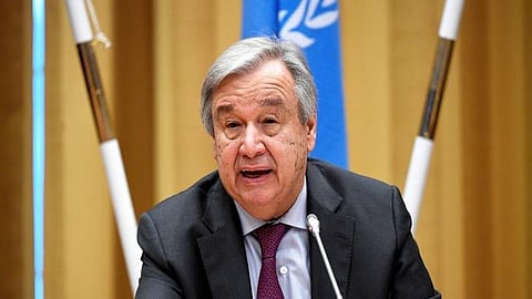 United Nations Secretary-General Antonio Guterres.